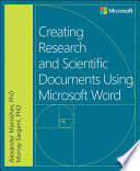 Creating Research and Scientific Documents Using Microsoft Word
